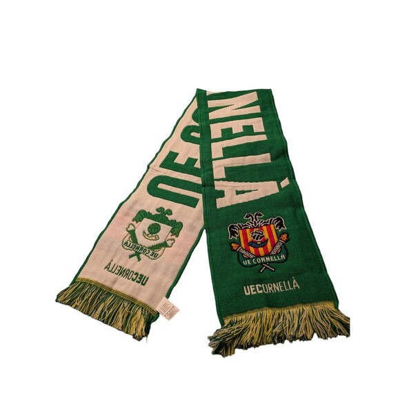 U.E. Cornella Fan FC Football Soccer Scarf Bufanda Futbol NEW OEKO-TEX - Picture 1 of 8